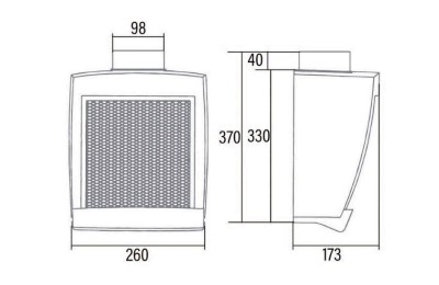 EXTRACTOR CATA DE HUMO COCINA MODELO 500