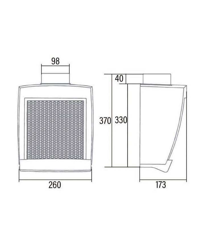 EXTRACTOR CATA DE HUMO COCINA MODELO 500