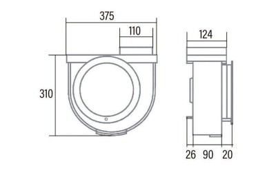 EXTRACTOR CATA DE HUMO COCINA MODELO GS-600