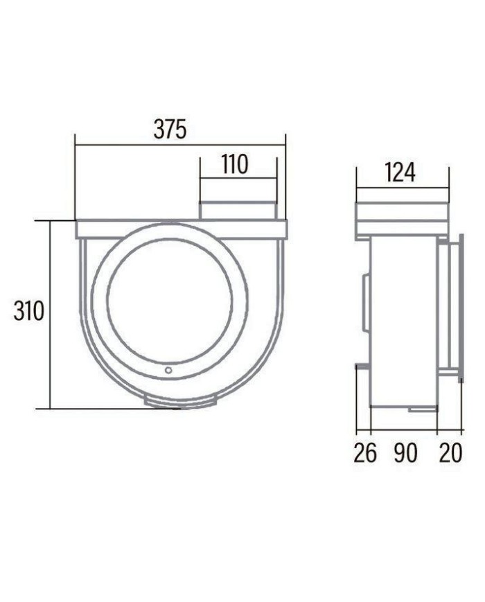 EXTRACTOR CATA DE HUMO COCINA MODELO GS-600
