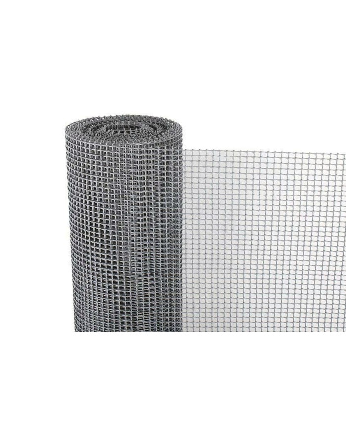 MALLA PLASTICO ECO GRIS 10X10 R/25MTS.