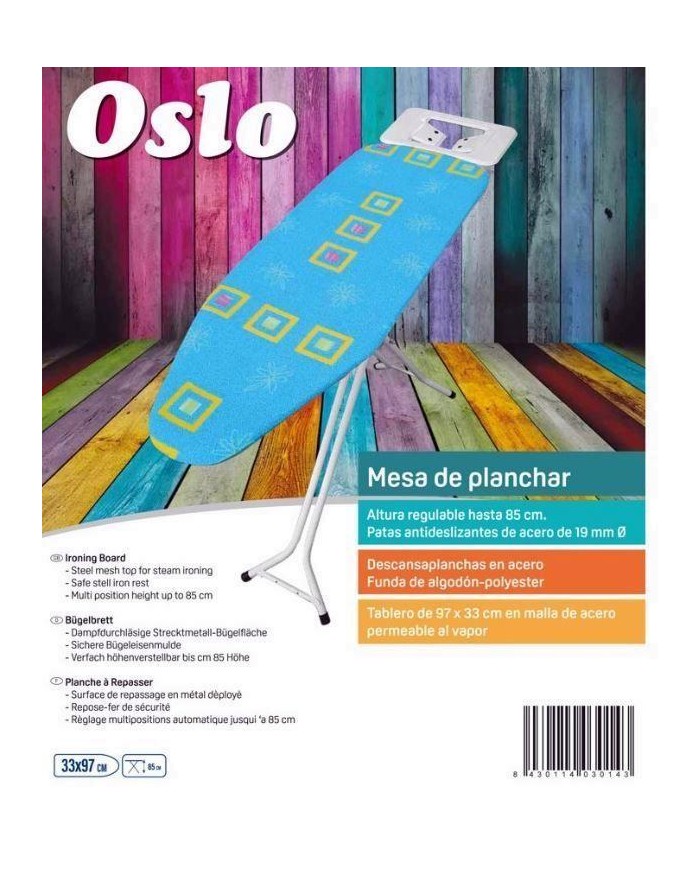 MESA PLANCHA SFK MODELO OSLO 97 X 33