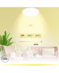 LED DOWN GSC CIRCULAR EMPOTRAR 18W 4200K BLANCO