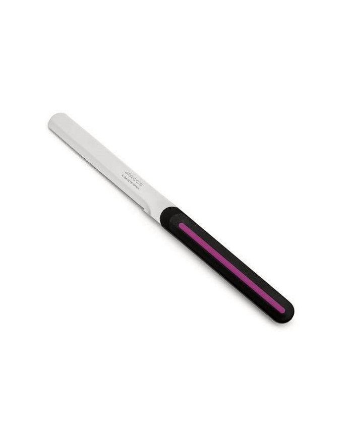 CUCHILLO ARCOS MESA NEGRO/VIOLETA 373631 100 MM.