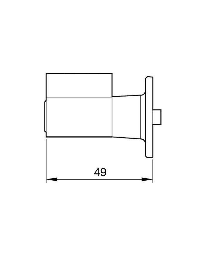CILINDRO YALE LATONADO 125-P J60