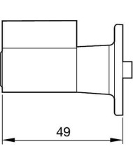 CILINDRO YALE LATONADO 125-P J60