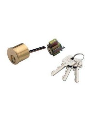 CILINDRO YALE LATONADO 45A ( 30 MM.) REF-Y5CIL4548A
