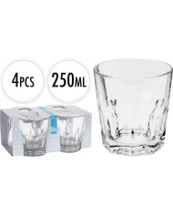 VASOS DE CRISTAL EXCELLENTH 180ML. 4 UDS.