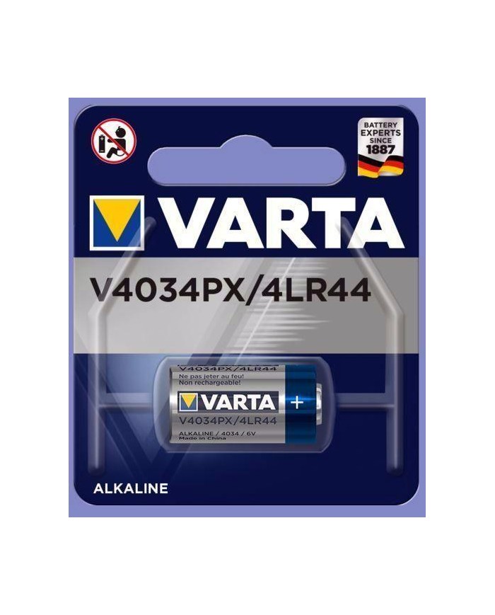 PILA VARTA ESPECIAL 4LR44/V4034PX BLISTER.