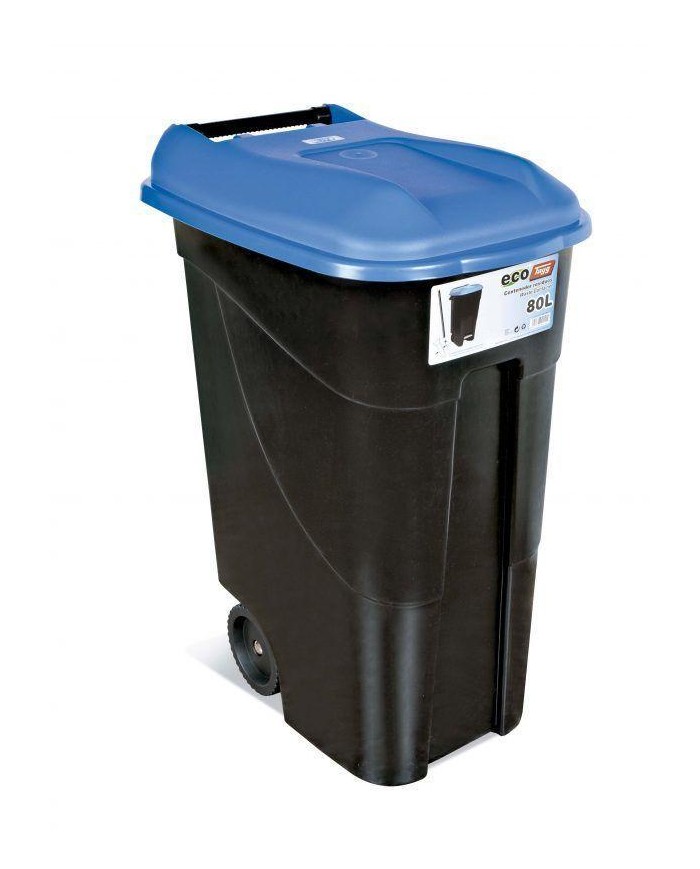 CONTENEDOR TAYG AZUL C/RU+PEDAL  80LTS.