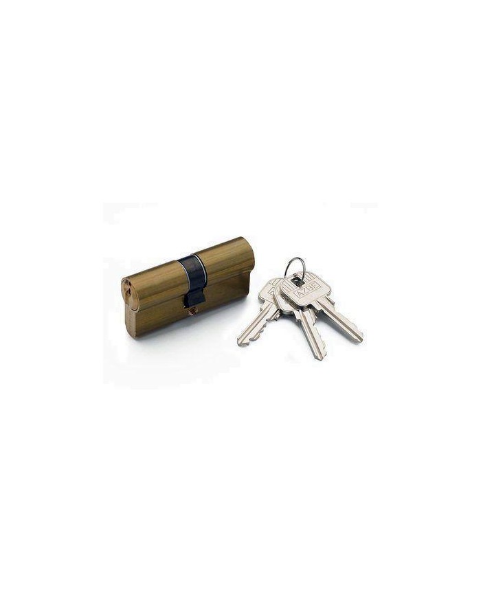 CILINDRO YALE LATONADO 60 MM. LEVA CORTA 30X30