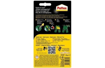 PEGAMENTO PATTEX ESPECIAL TEXTIL 20GRS.