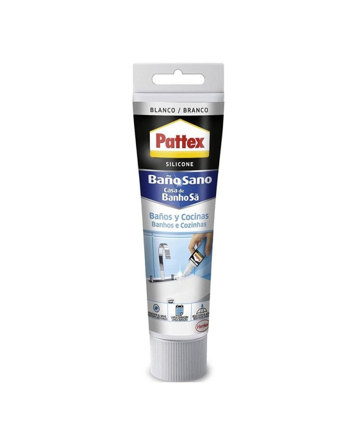 SILICONA BAÑO/COCINA 50ML.BLANCA PATTEX