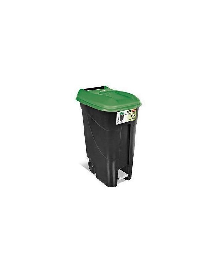 CONTENEDOR TAYG VERDE C/RU+PEDAL  80LTS.