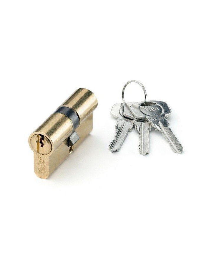 CILINDRO YALE LATONADO 70 MM. LEVA LARGA 35X35