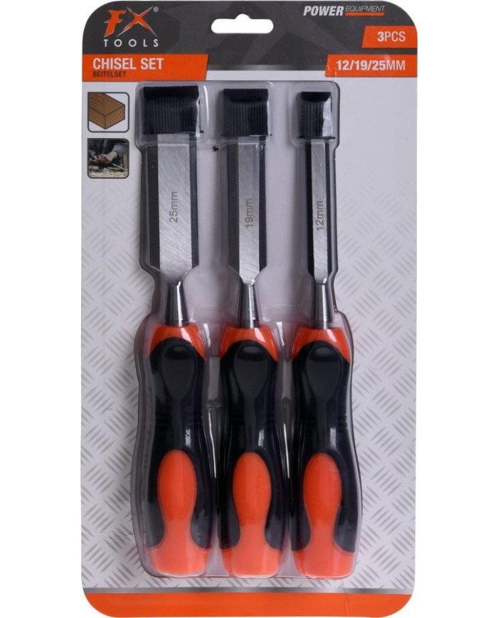 FORMON MANGO FIBRA 12/19/25MM. FXTOOLS (JUEGO 3UDS.)