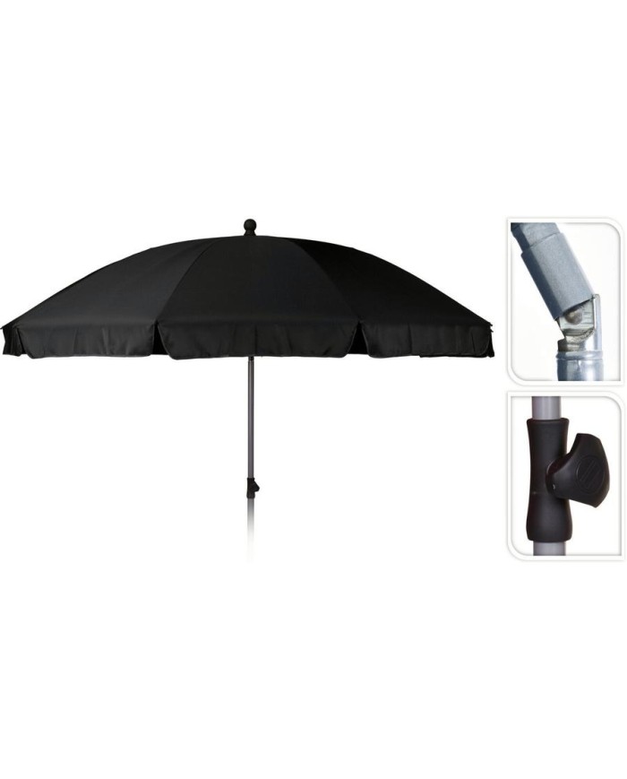 SOMBRILLA JARDIN AMBIANCE 25MTS GRIS