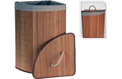 CESTA BAMBU ROPA ESQUINERA 60 CMS. KOOP