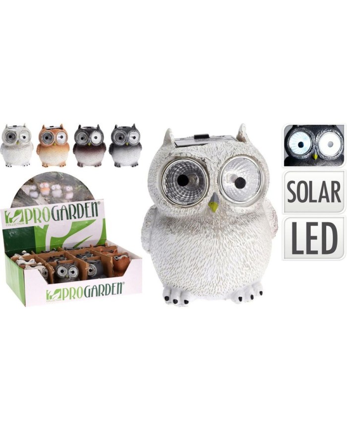 BUHO FAROL SOLAR PROGARDEN JARDIN