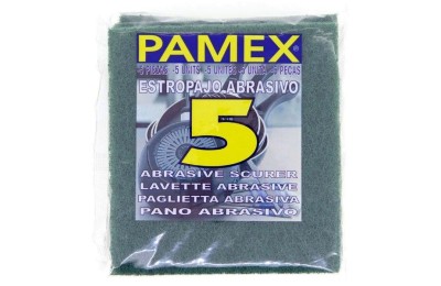 ESTROPAJO PAMEX FIBRA ABRASIVA (P/5UDS.)