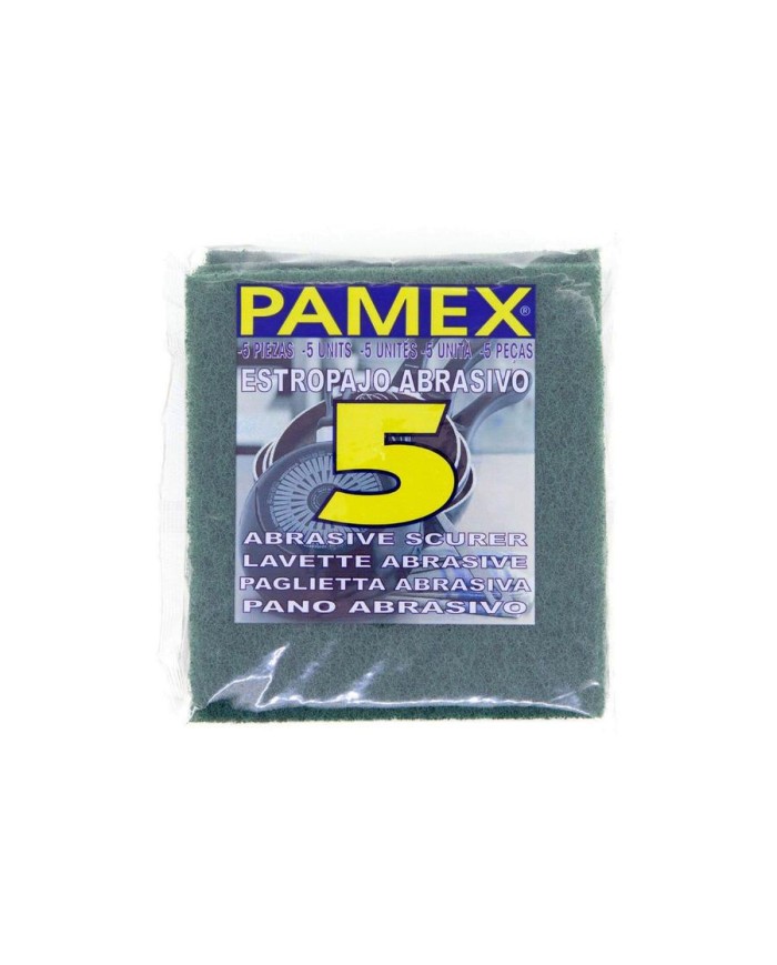 ESTROPAJO PAMEX FIBRA ABRASIVA (P/5UDS.)
