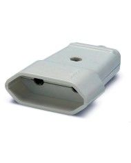 BASE ENCHUFE MOVIL 16-A CAUCHO BLANCO 2104-B