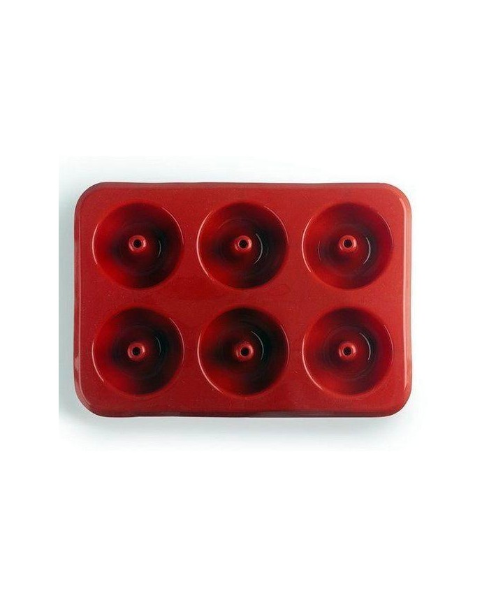 MOLDE SILICONA DONUTS 6 CAVIDADES IBILI