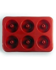 MOLDE SILICONA DONUTS 6 CAVIDADES IBILI