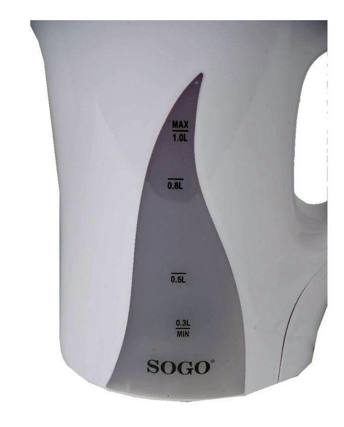 HERVIDOR DE AGUA 1 LT. 1100W. SOGO
