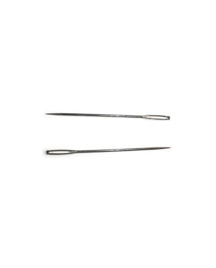 AGUJA SAQUERA RECTA 15CMS. (PAQUETE 12UDS.)