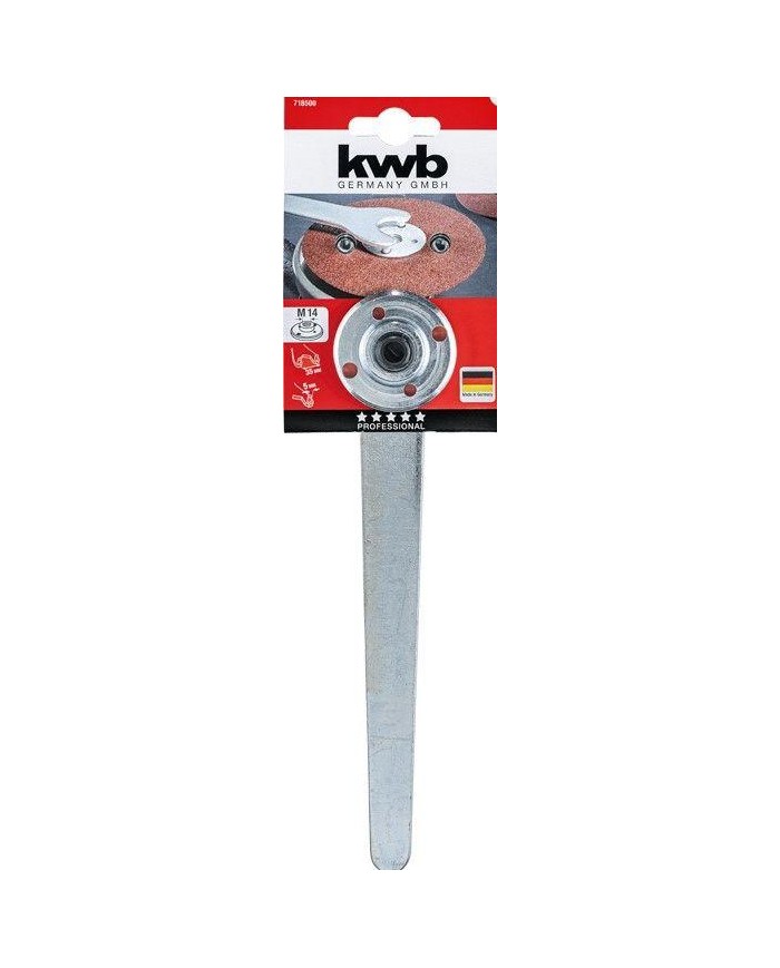 LLAVE AMOLADORA CON TUERCA KWB