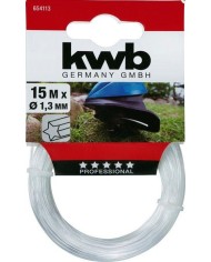 HILO DE NYLON 1'3MM. DESBROZADORA KWB (R/15 MTS.)