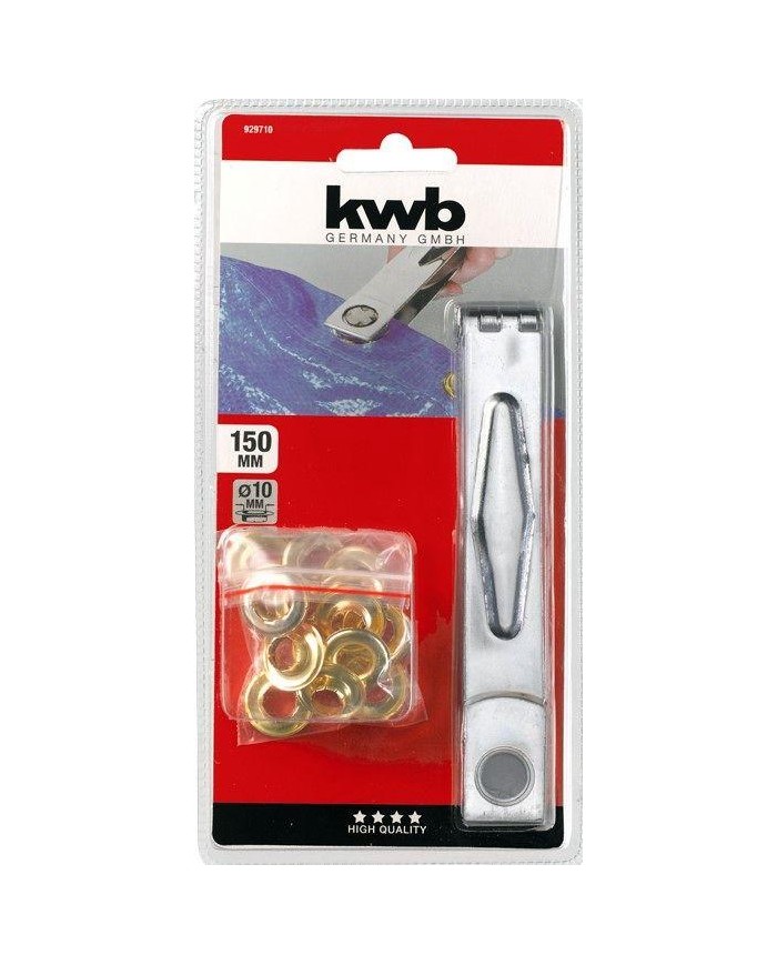 PERFORADORA CON OJALES 10 MM. KWB