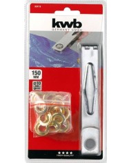 PERFORADORA CON OJALES 10 MM. KWB
