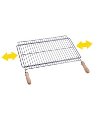 PARRILLA BARBACOA EXTENSIBLE 60X40 ZINCADA SAUVI