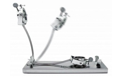 JAMONERO 3 CLAVELES A/INOX PLEGABLE CABEZAL GIRATORIO
