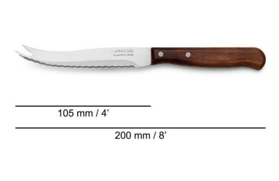CUCHILLO ARCOS MOD.LATINA QUESO 102500 105 MM.
