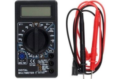 MULTIMETRO DIGITAL CON PUNTAS Y CABLE GSC