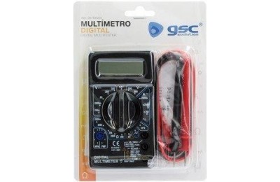 MULTIMETRO DIGITAL CON PUNTAS Y CABLE GSC