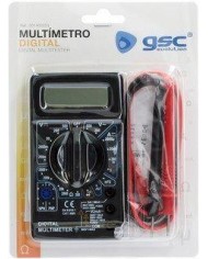 MULTIMETRO DIGITAL CON PUNTAS Y CABLE GSC