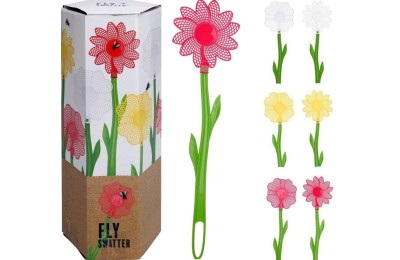 PALA MATAMOSCAS PLASTICO FLOR FLY SWATTER
