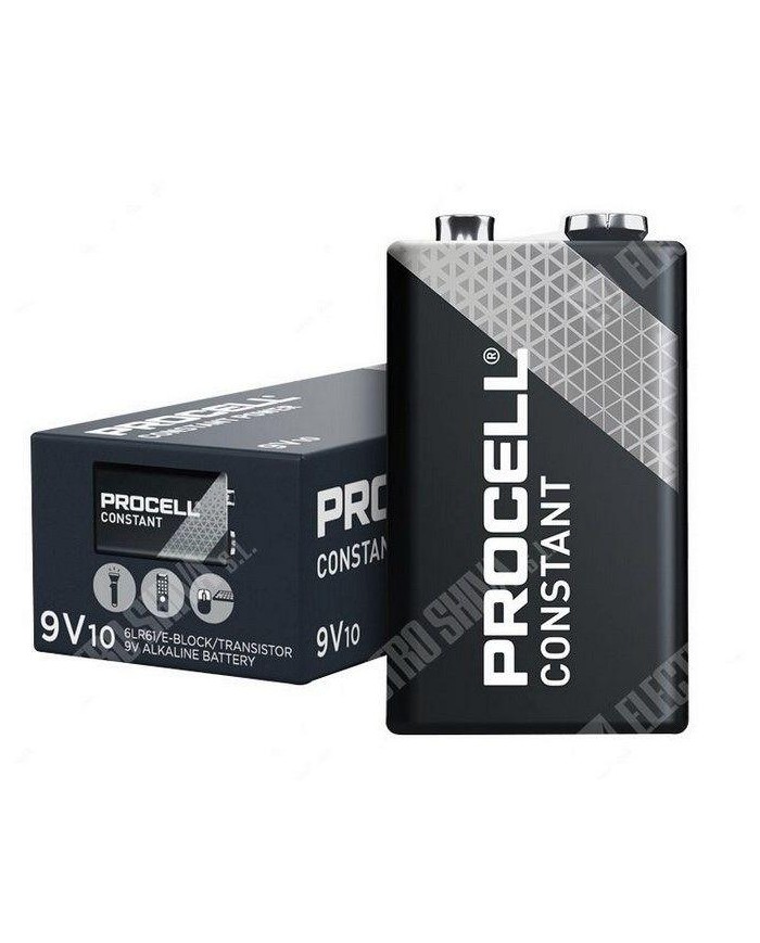 PILA PROCELL ALCALINA 9V CAJA 10 UDS.