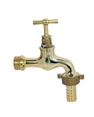 GRIFO LATON PULIDO 1/2 CON RACOR MIRTAK