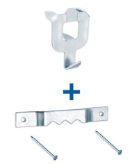 GANCHO BRINOX CUELGA CUADROS SIN SOPORTE BLISTER 8UDS.