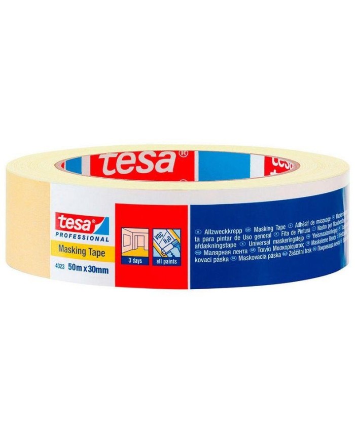 CINTA DE PINTOR TESA KREPP 30 MM. (ROLLO 50 MTS.)