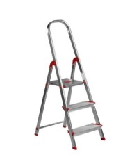 ESCALERA ROLSER ALUMINIO 5 PELDAÑOS ANCHOS