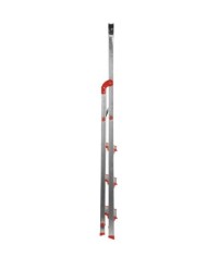 ESCALERA ROLSER ALUMINIO 4 PELDAÑOS ANCHOS