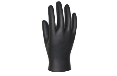 GUANTES NITRILO NEGRO T-P SANTEX CAJA 100 UDS.