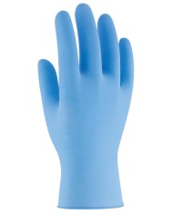 GUANTES NITRILO AZUL T-P SANTEX CAJA 100UDS.