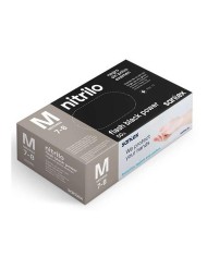 GUANTES NITRILO T-M POWER NEGRO SANTEX CAJA 50UDS.